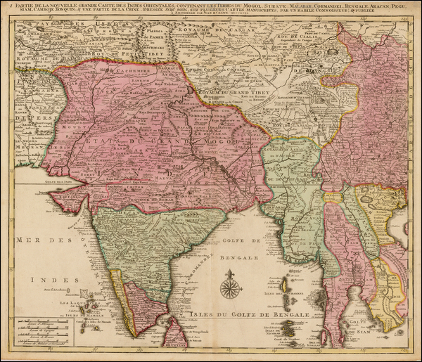 66-India, Southeast Asia and Other Islands Map By Jan Barend Elwe