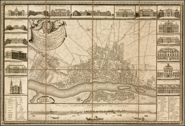 52-Poland Map By Giovanni Antonio Rizzi-Zannoni