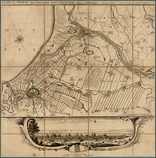 68-Poland Map By Hendrick De Leth