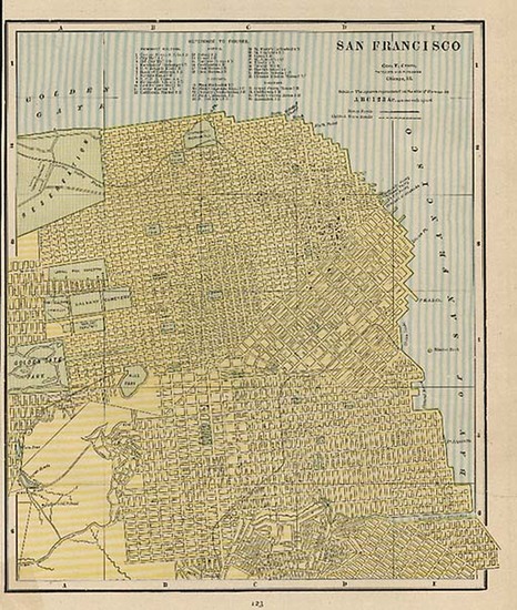 4-California Map By George F. Cram