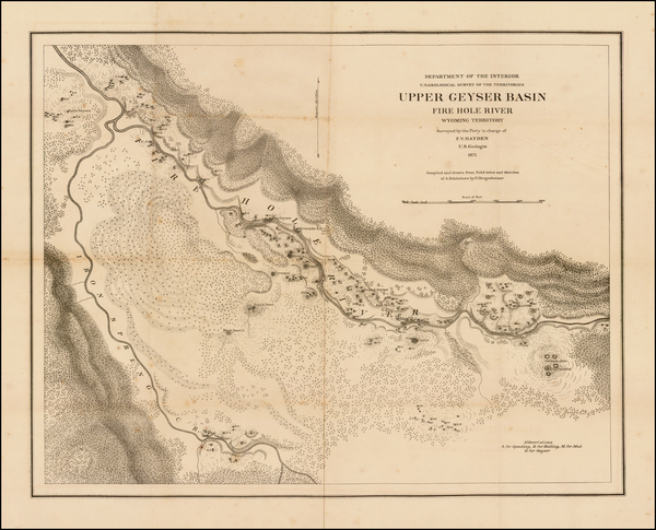 0-Rocky Mountains and Wyoming Map By United States Department of the Interior