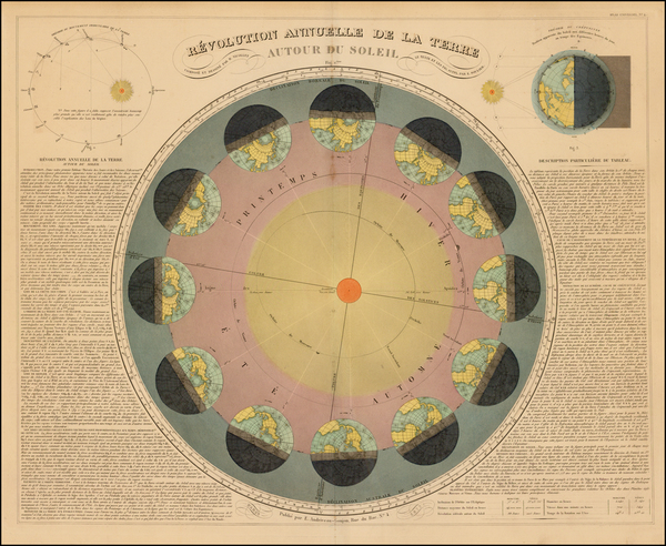 35-Celestial Maps Map By Eugène Andriveau-Goujon