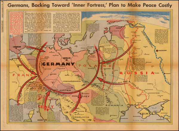 37-Austria, Poland, Russia, Ukraine, Hungary, Romania, Baltic Countries, Balkans and Germany Map B