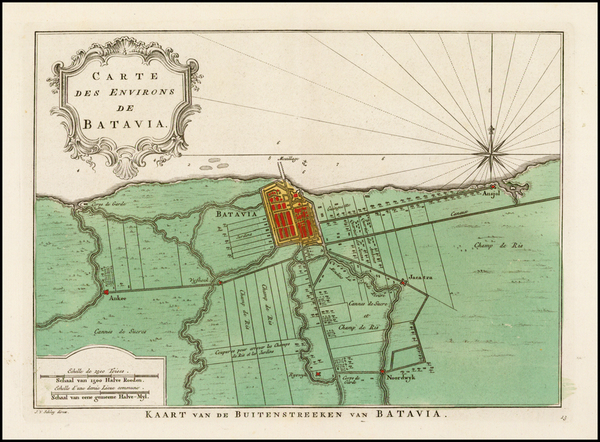 45-Indonesia Map By J.V. Schley