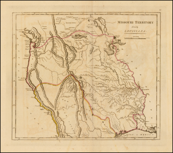 93-Texas, Plains, Missouri, Southwest, Rocky Mountains, Pacific Northwest and California Map By Ma