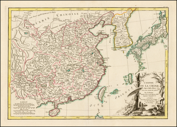 10-China, Japan and Korea Map By Jean Lattré