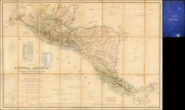68-Central America Map By John Baily