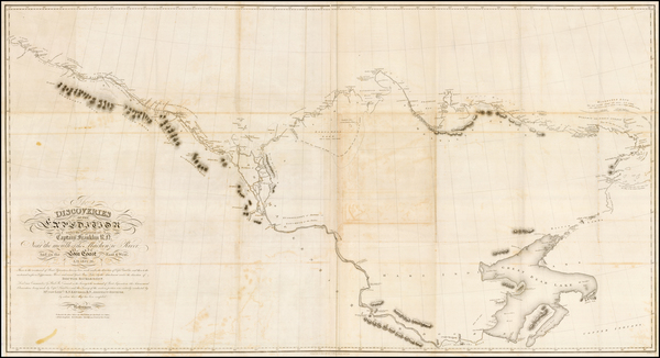 100-Polar Maps and Canada Map By Sir John Franklin