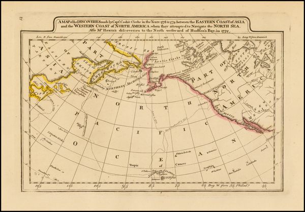 65-Polar Maps, Alaska and Pacific Map By Mathew Carey