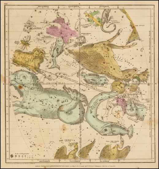 32-Celestial Maps Map By Elijah J. Burritt