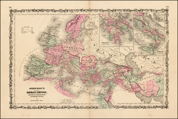 7-Europe, Europe, Balkans and Mediterranean Map By Benjamin P Ward  &  Alvin Jewett Johnson