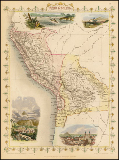 83-South America Map By John Tallis