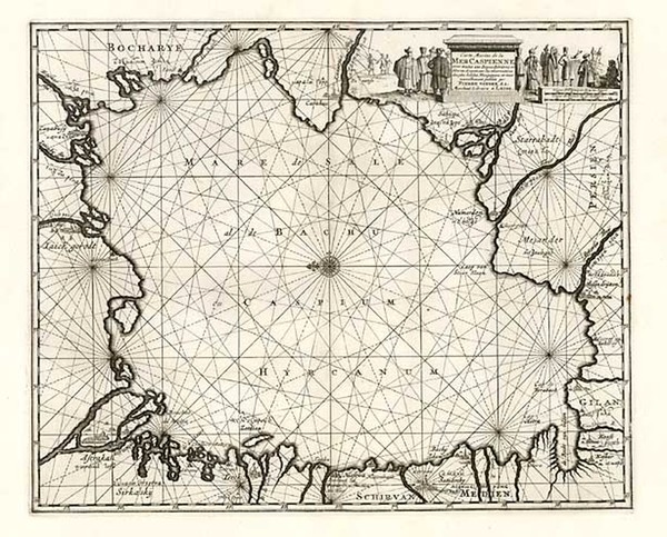 42-Russia, Middle East and Russia in Asia Map By Pieter van der Aa