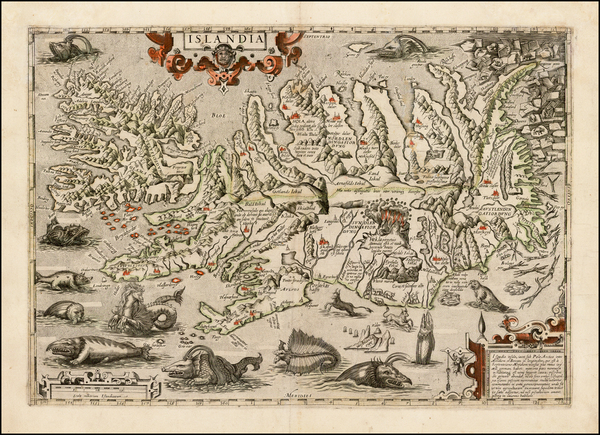 84-Atlantic Ocean, Iceland and Balearic Islands Map By Jean Boisseau