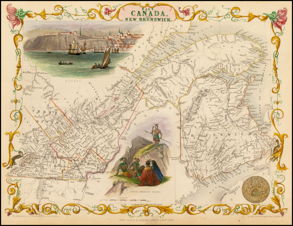 21-Canada Map By John Tallis