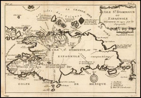 29-Caribbean and Hispaniola Map By J. B.  Sorniquet