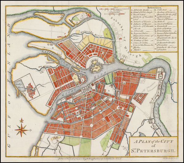 65-Russia Map By Thomas Kitchin