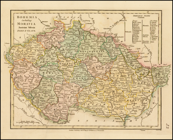 48-Poland, Romania and Czech Republic & Slovakia Map By Robert Wilkinson