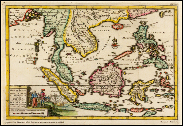 14-Southeast Asia and Philippines Map By Pieter van der Aa