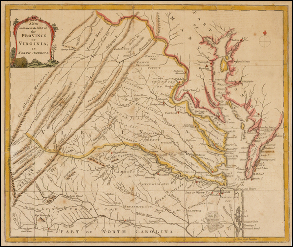 45-Mid-Atlantic, Southeast and Virginia Map By Universal Magazine