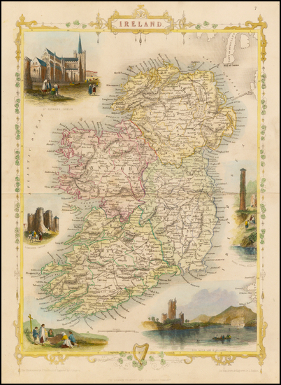 27-Ireland Map By John Tallis