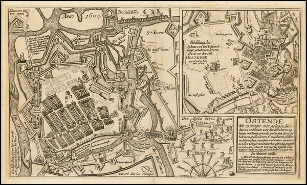 20-Belgium Map By Frans Hogenberg