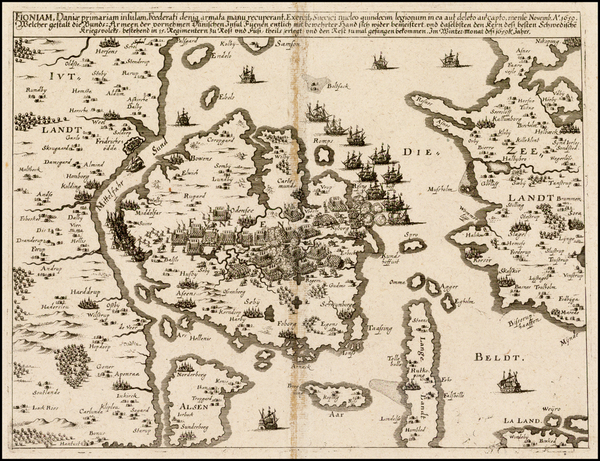 75-Denmark Map By Anonymous