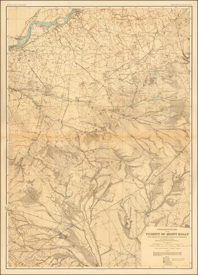 46-Mid-Atlantic Map By Geological Survey of New Jersey