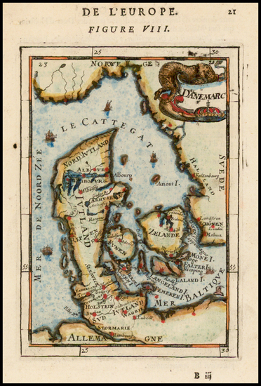 46-Scandinavia Map By Alain Manesson Mallet