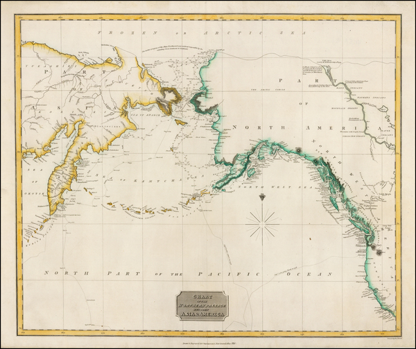 20-Alaska, Pacific, Russia in Asia and Canada Map By John Thomson