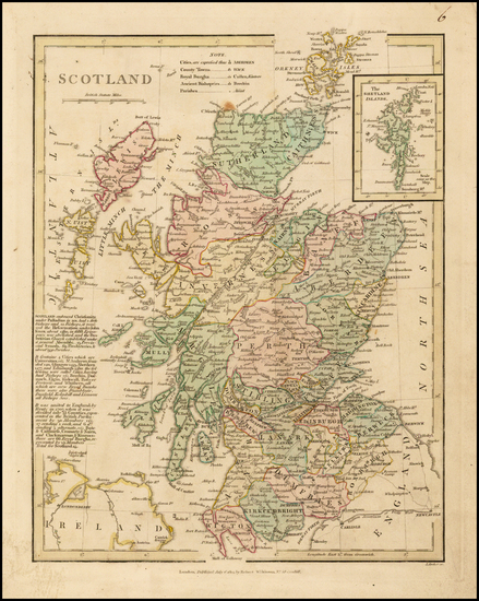 10-Scotland Map By Robert Wilkinson