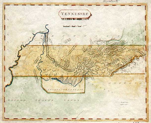 98-South Map By Aaron Arrowsmith  &  Lewis