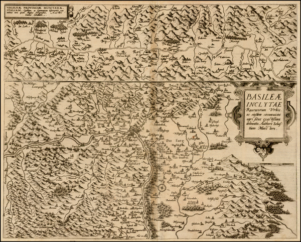 95-Switzerland Map By Gerard de Jode