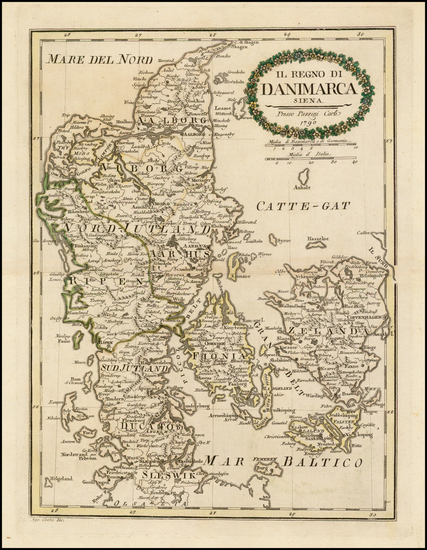 13-Denmark Map By Pazzini Carli