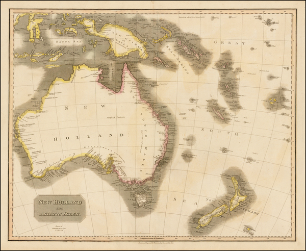 30-Southeast Asia, Australia, Oceania and New Zealand Map By John Thomson