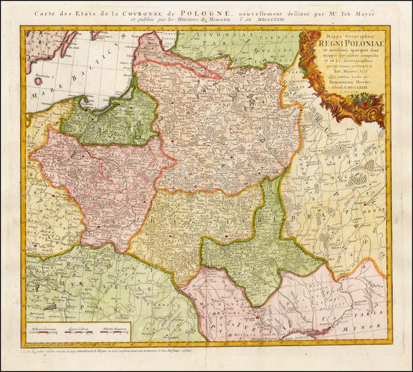 4-Poland Map By Homann Heirs