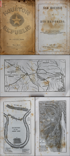 10-Texas Map By C. Edwards Lester