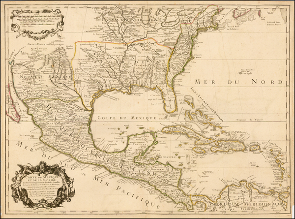 55-South, Southeast, Texas, Midwest, Plains, Southwest, Rocky Mountains and Mexico Map By Guillaum