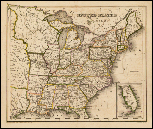 79-United States and Midwest Map By John Drayton