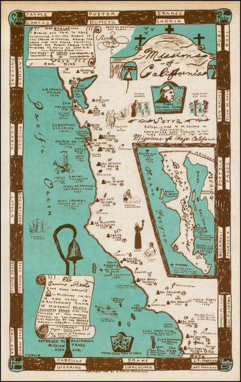 3-California Map By Garner Parker Dicus