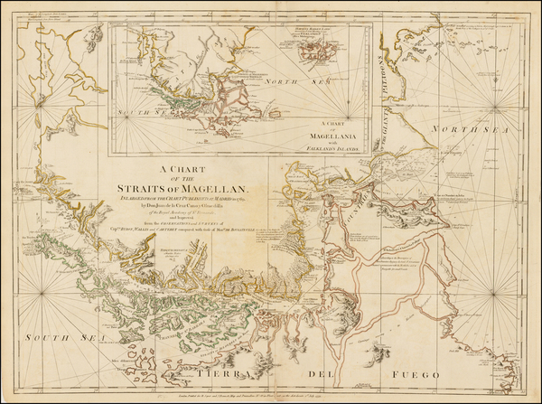 62-Polar Maps and South America Map By Robert Sayer  &  John Bennett