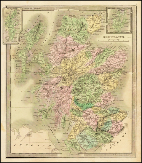 99-Scotland Map By Jeremiah Greenleaf