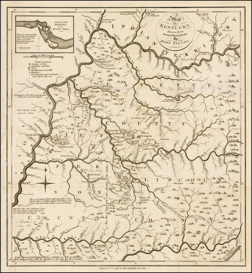 31-South and Midwest Map By John Filson