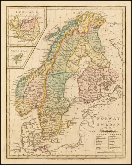 41-Scandinavia and Iceland Map By Robert Wilkinson