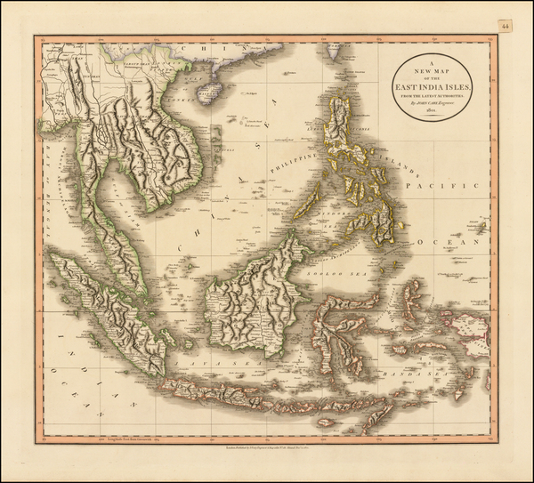 37-Southeast Asia and Philippines Map By John Cary