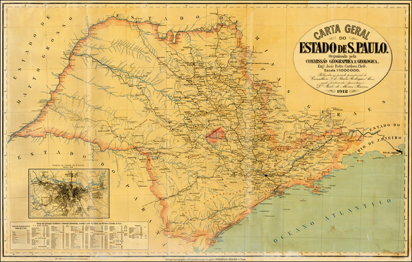 84-Brazil Map By Antonio Ave-Lallemant