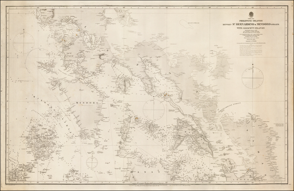 42-Philippines Map By British Admiralty