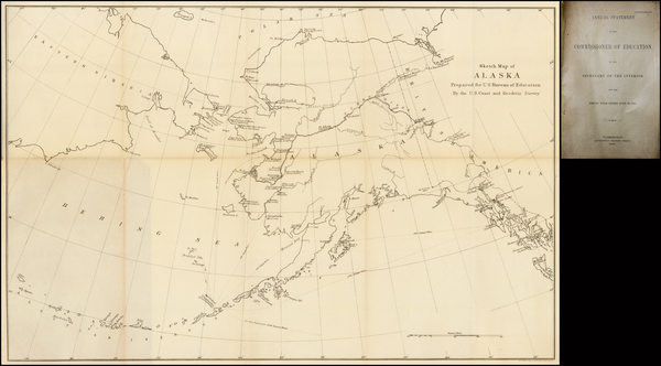 69-Alaska Map By United States GPO