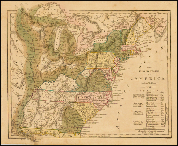 75-United States and Southeast Map By Robert Wilkinson