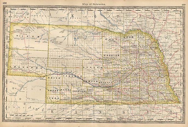 55-Plains Map By Rand McNally & Company